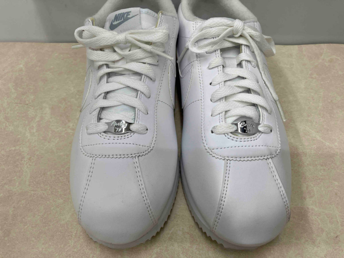 NIKEナイキ CORTEZ Basic Leather Low Casual Running Shoes 819719-110 サイズ28.5cm ホワイト ランニングシューズ メンズ_画像6