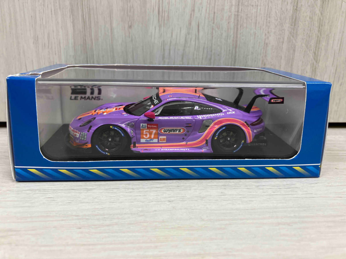 ミニカー spark スパークモデル Porsche 911 RSR - Team Project 1 - 24H Le Mans 2020 全長約11cm