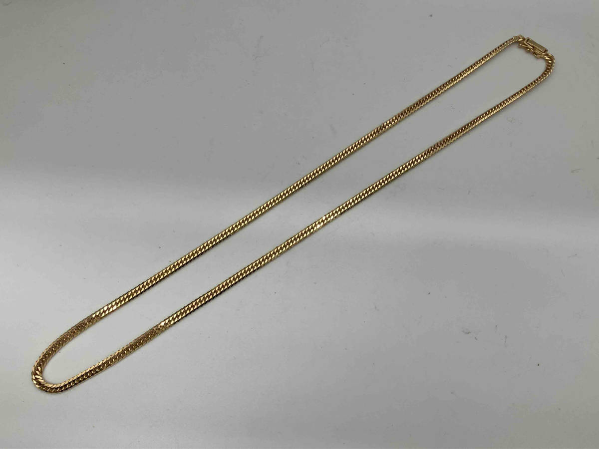 K18／6面ダブル／20.1g／50cm／喜平ネックレス／造幣局刻印有り 店舗受取可_画像3