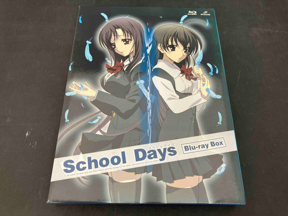 現状品 日焼け School Days Blu-ray BOX(Blu-ray Disc)_画像1