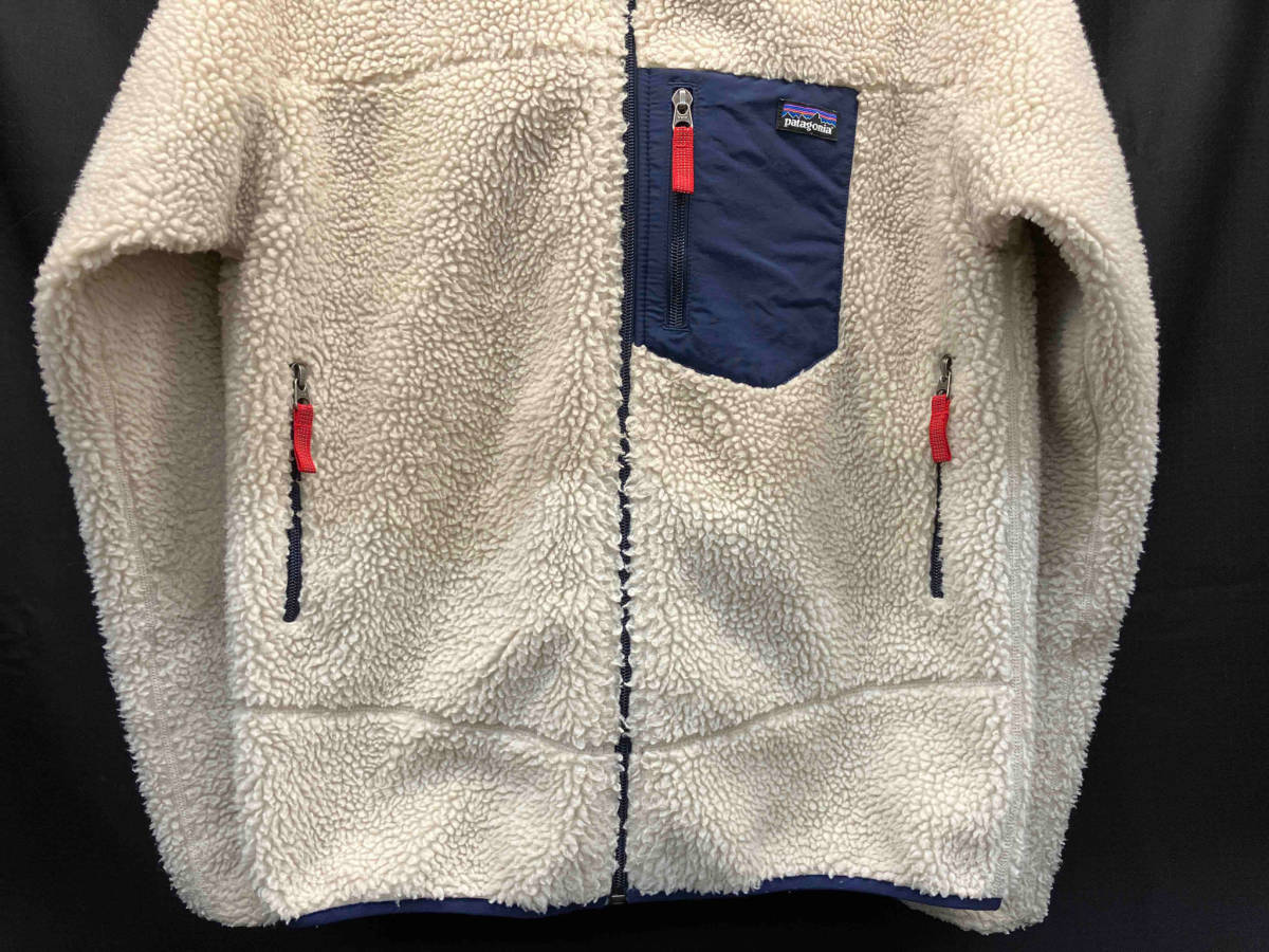 Patagonia パタゴニア 65625FA18 KID'S RETRO-X JACKET フリース サイズ：160cm ベージュ_画像2