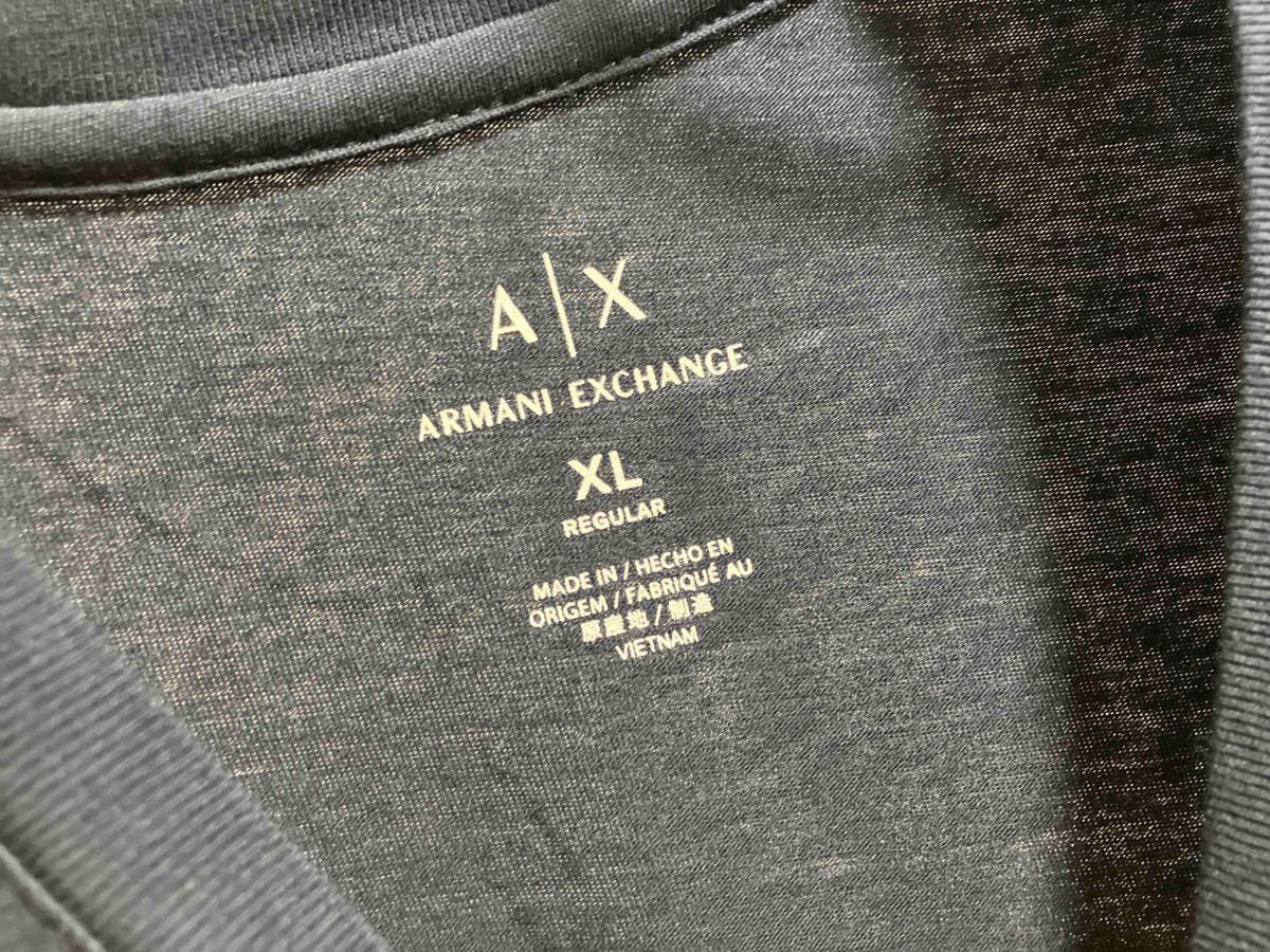 ARMANI EXCHANGE The Cool Dwde バック刺繍Tシャツ アルマーニエクスチェンジ ネイビー XL_画像5