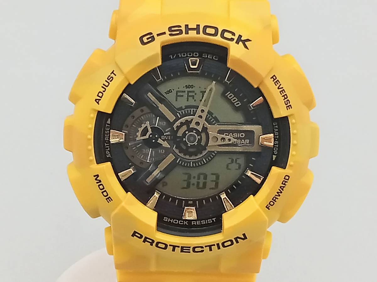 CASIO G-SHOCK GA-110CM-9AJF 時計 カシオ ジーショック CamouflageSeries カモフラージュシリーズ 迷彩柄 デジアナ クォーツ メンズ_画像1