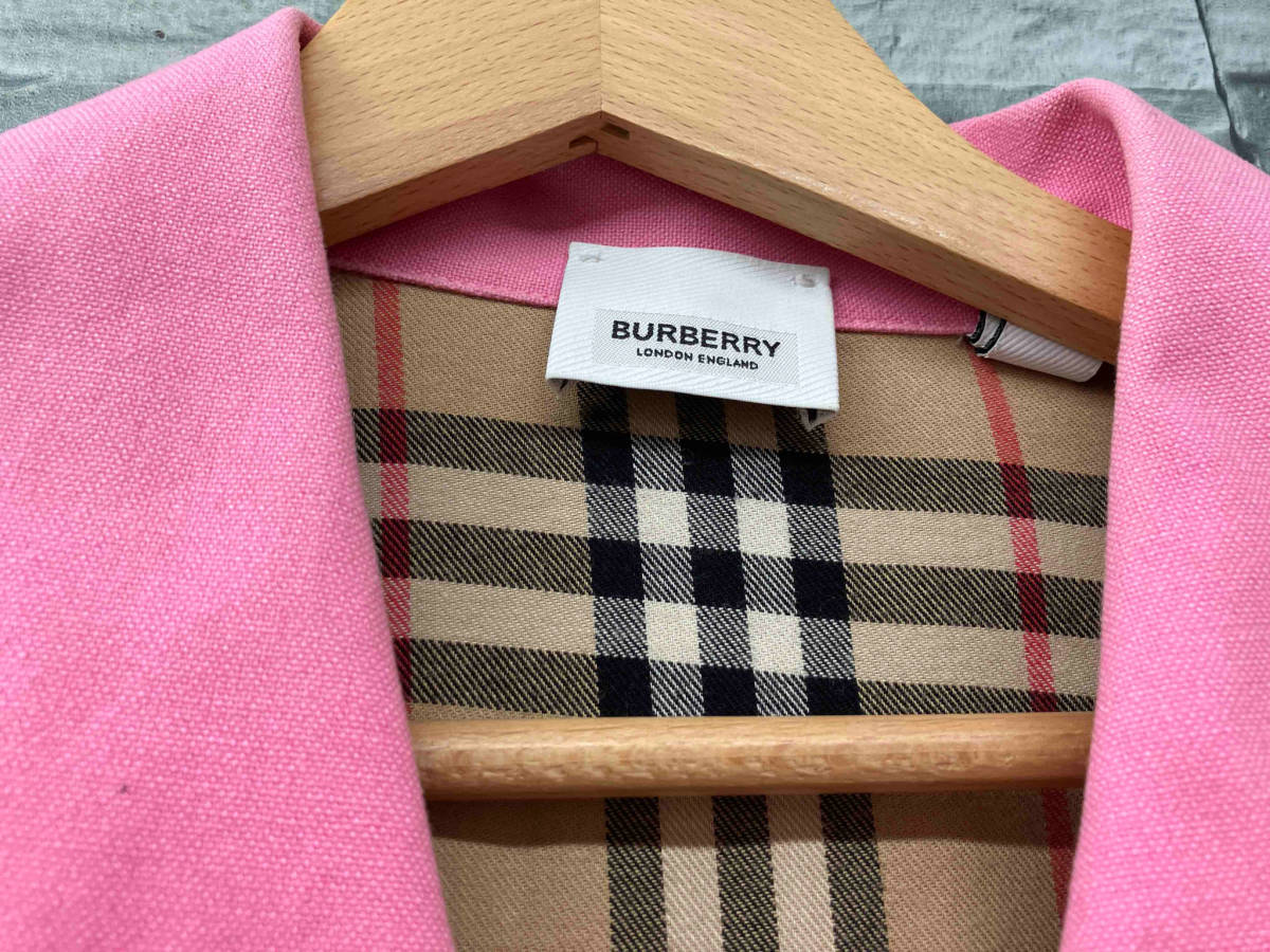 BURBERRY/Men's Colorblock Vintage Check Short-sleeve Cotton Shirt/カラーブロック/ノバチェック/半袖シャツ/ハーフジップ/メンズ/S_画像3