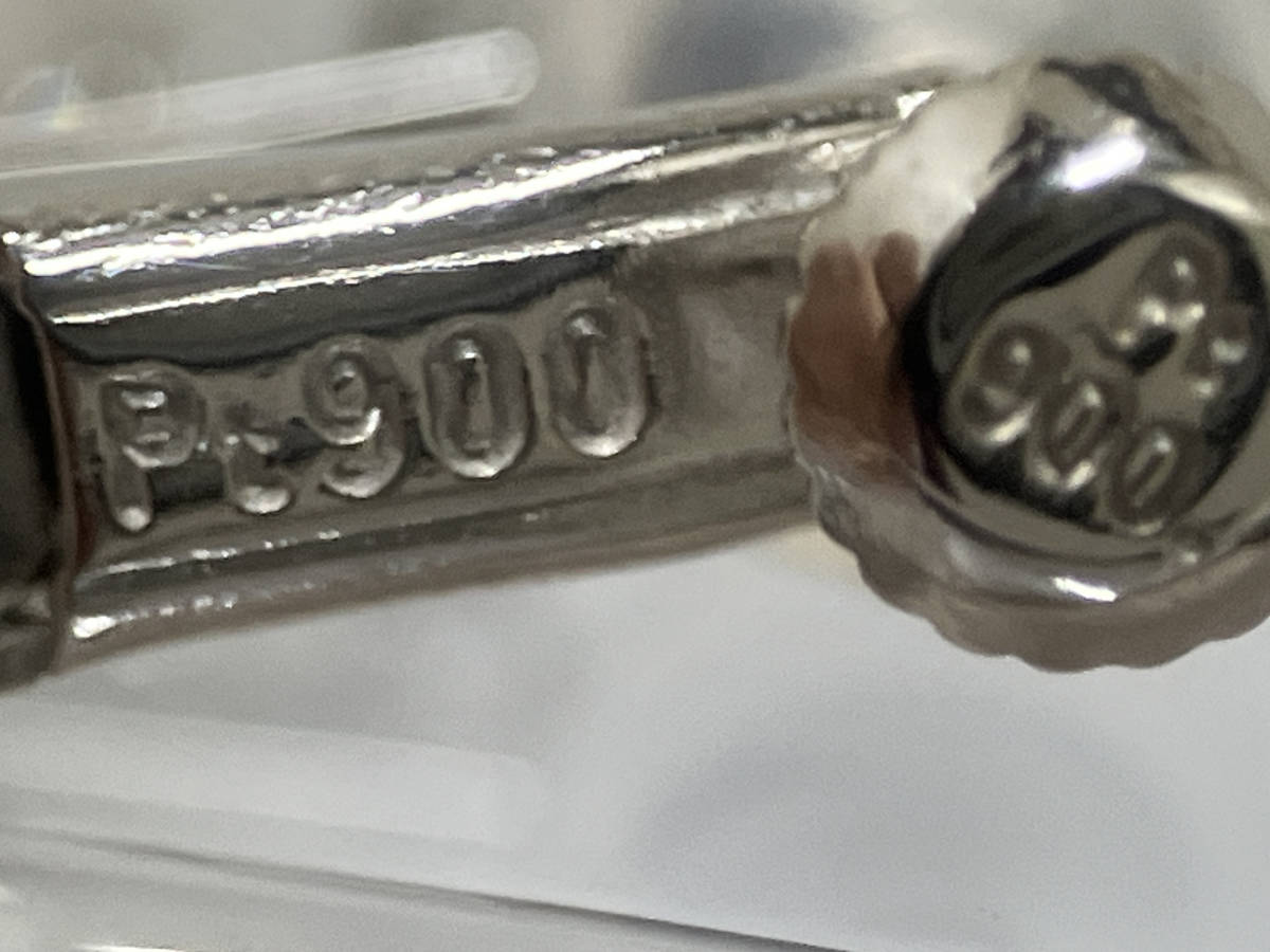 Pt900／プラチナティアドロップダイヤモンド（0.50ct×2）イヤリング／ネジバネ式／2g 店舗受取可_画像2