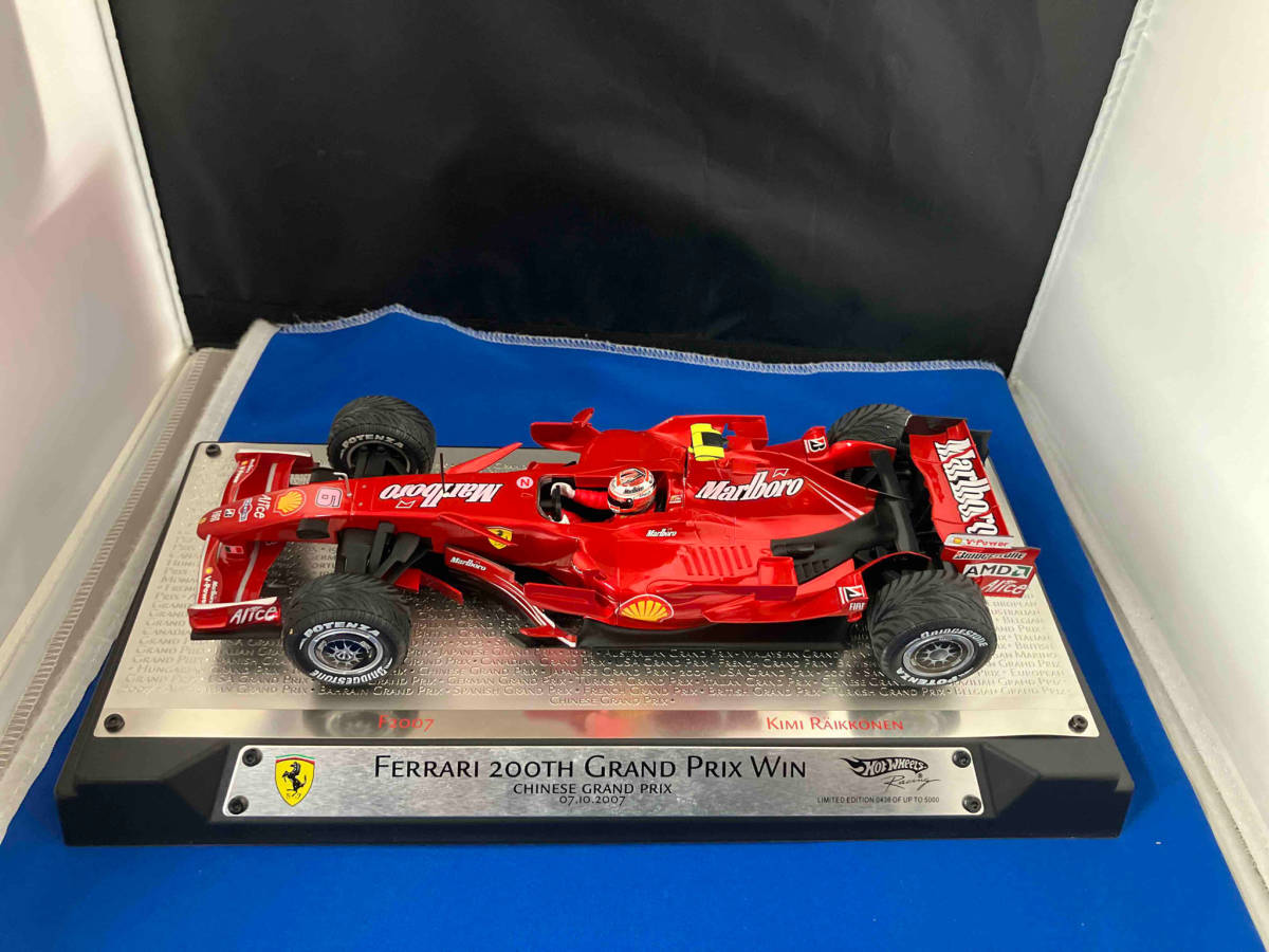  Hot Wheels FERRARI 200TH GRAND PRIX WIN CHINE GRAND PRIC 07.10.2007