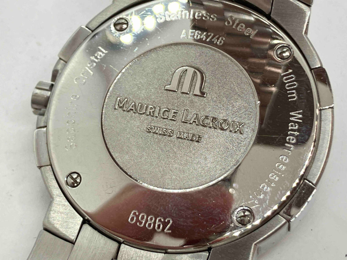 MAURICE LACROIX Maurice Lacroix 69862 AE64746 mile Stone quartz wristwatch 