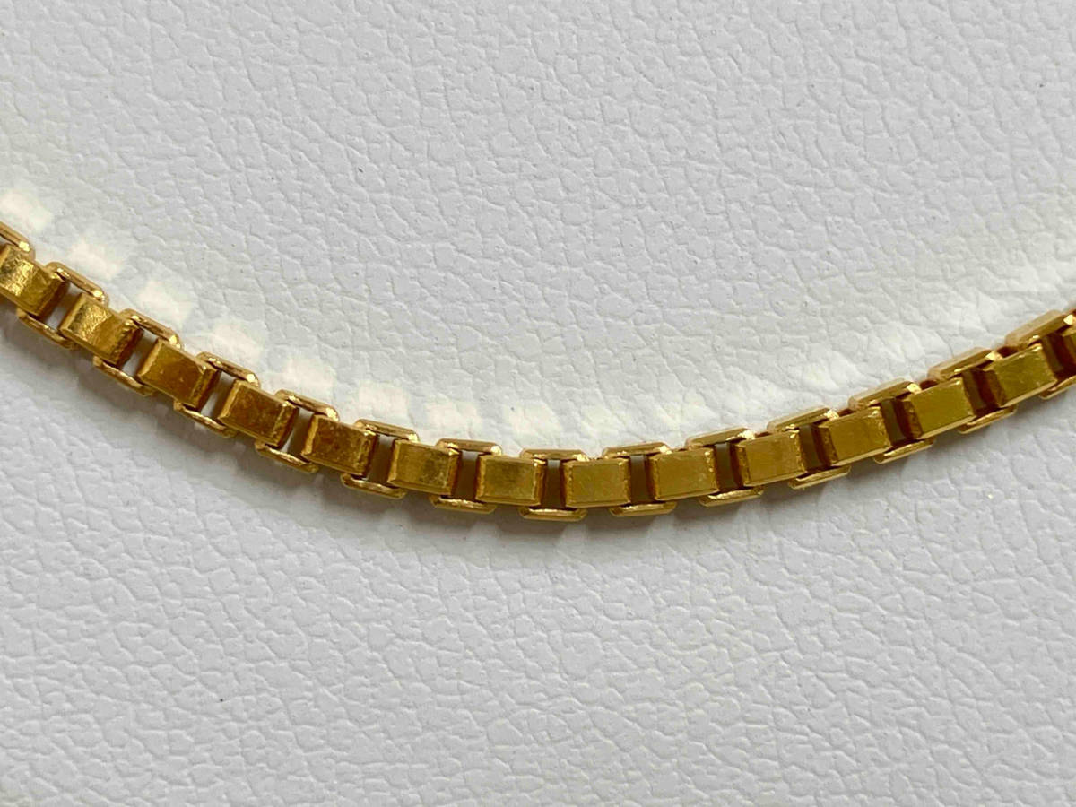 【値下げ】 造幣局検定刻印有り/K18ベネチアンチェーン/60cm/19.1g 店舗受取可 ゴールド