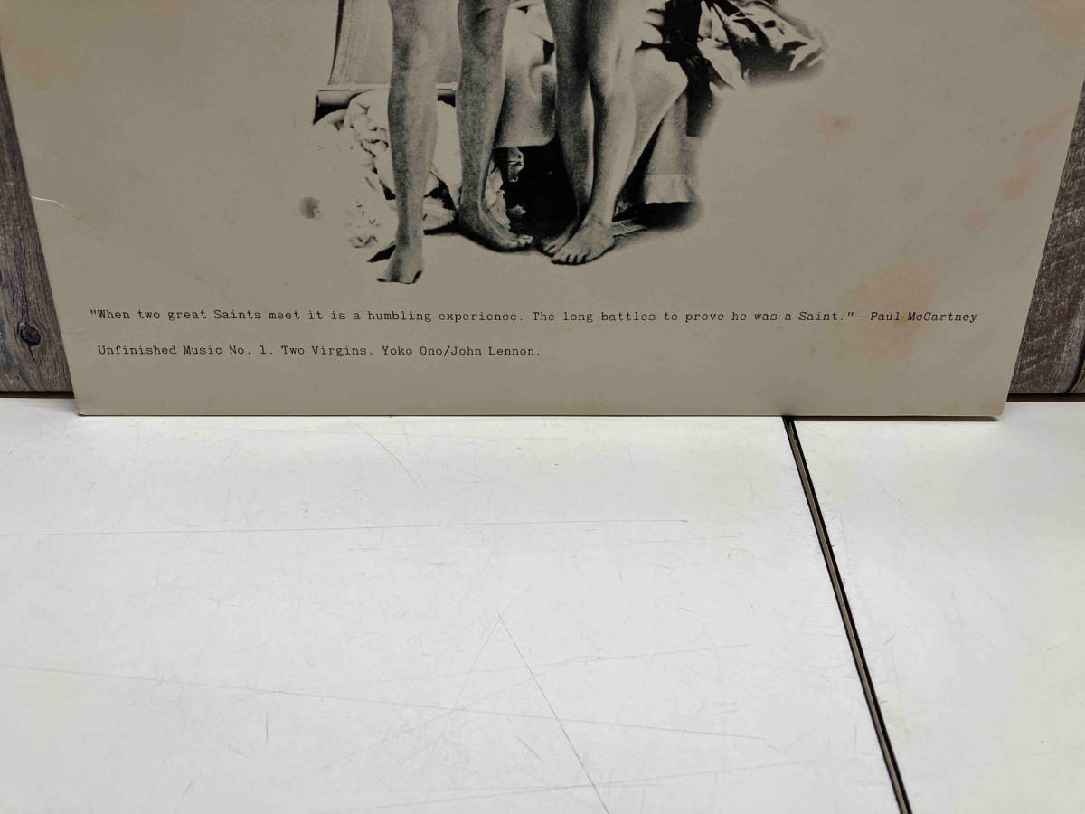 【LP盤】 JOHN LENNON AND YOKO ONO/ジョン・レノン&オノ・ヨーコ TWO VIRGINS US盤希少 T5001_画像3