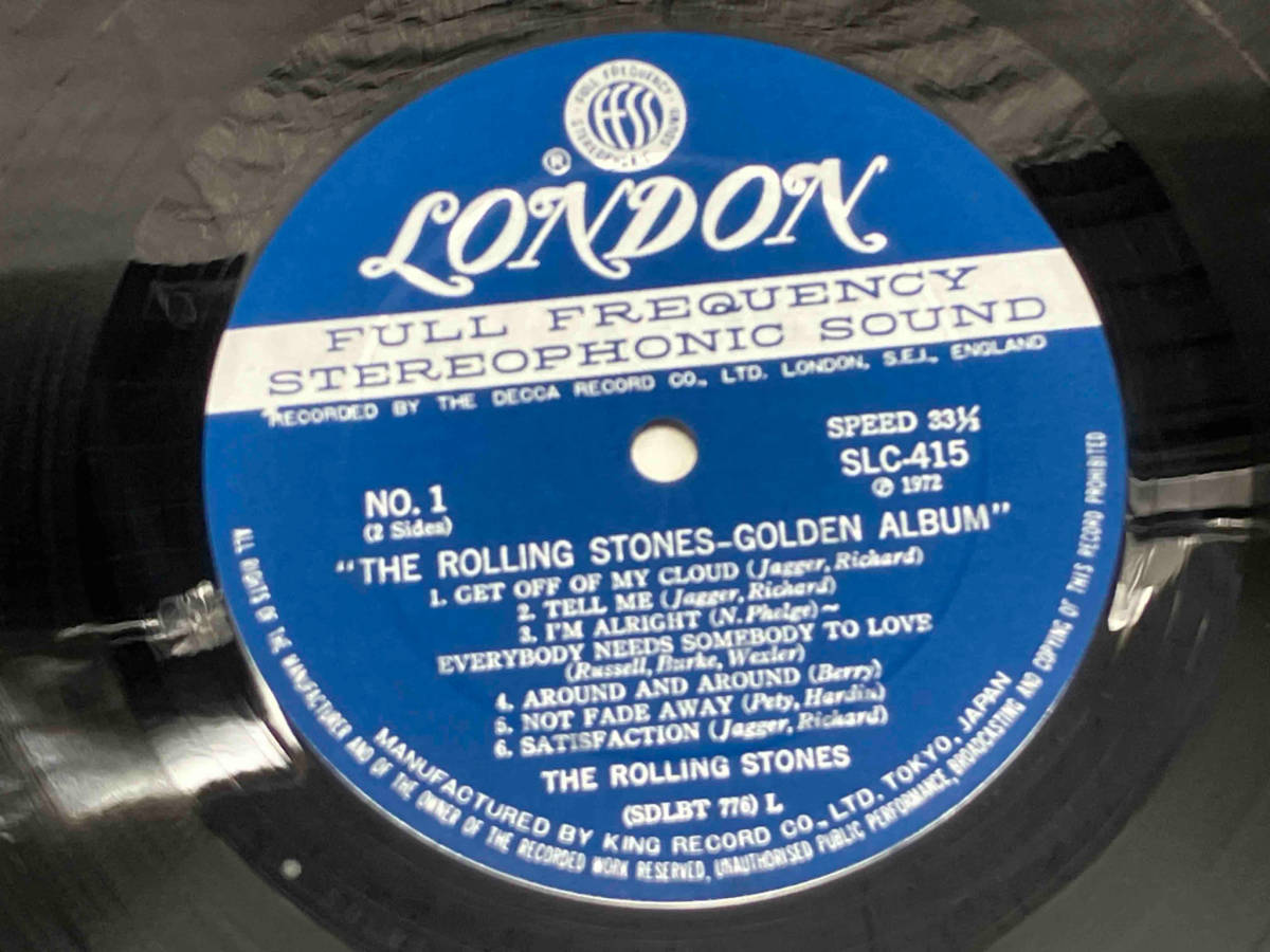 【LP盤】 THE ROLLING STONES/ローリング・ストーンズ GOLDEN ALBUM SLC415 店舗受取可_画像4