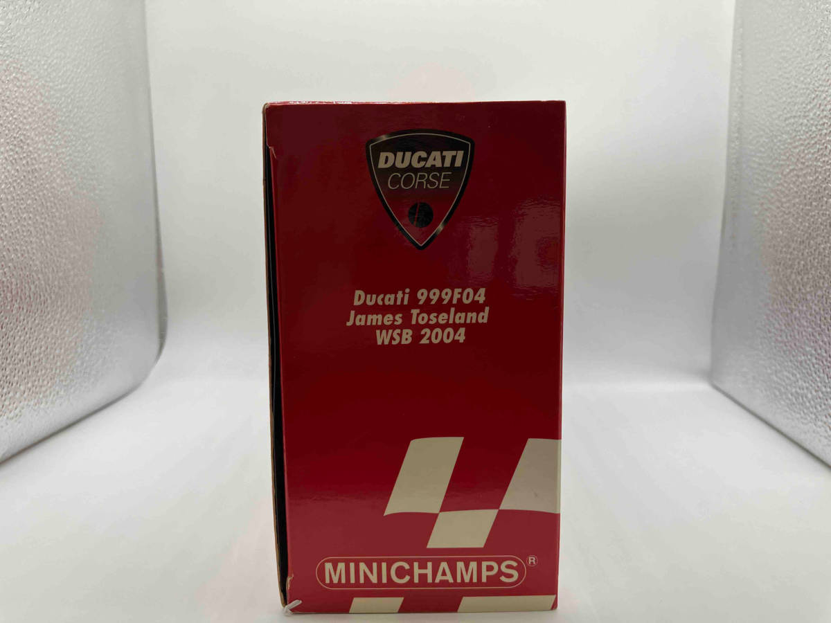 現状品 MINICHAMPS 1/12scale Ducati 999F04 WSB 2004 James Toseland Team Ducati Fila ミニチャンプス_画像4