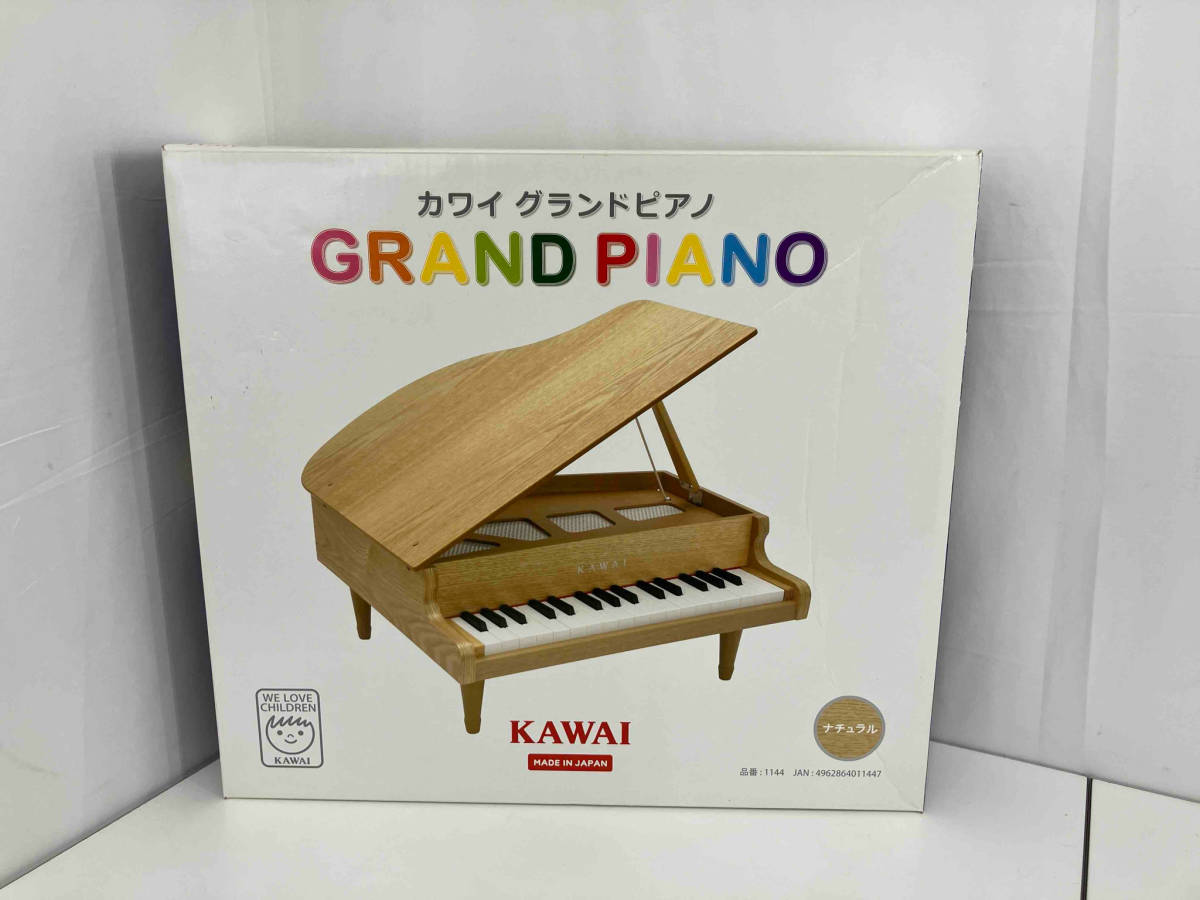 ジャンク KAWAI カワイ GRAND PIANO グランドピアノ ナチュラル 楽器玩具 ピアノ おもちゃ_画像1