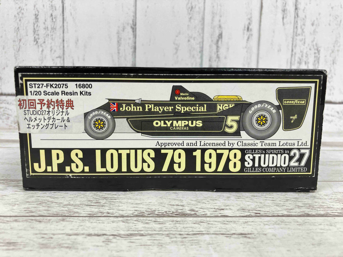 50% OFF 以上 - レディース福袋 STUDIO27 1/27 スケール レジンキット J.P.S.LOTUS 79 1978 現状品 ロータス