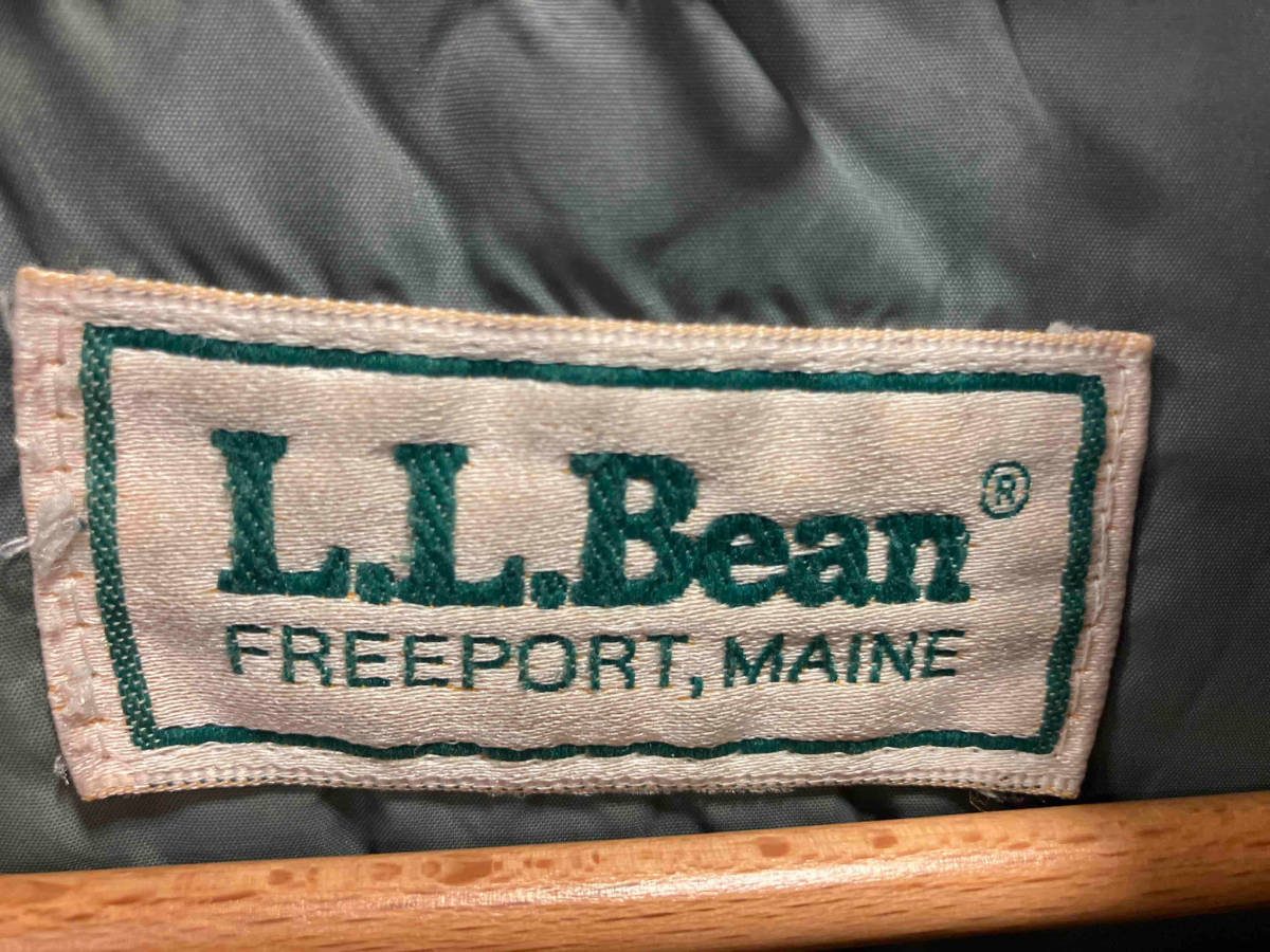 L.L.Bean エルエルビーン ベスト カーキ 70s〜80s ボタン モスグリーン パデッド メンズ_画像4