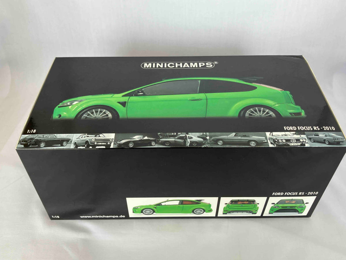 MINICHAMPS 1/18scale FORD FOCUS RS 2010 GREEN METALLIC ミニチャンプス_画像7