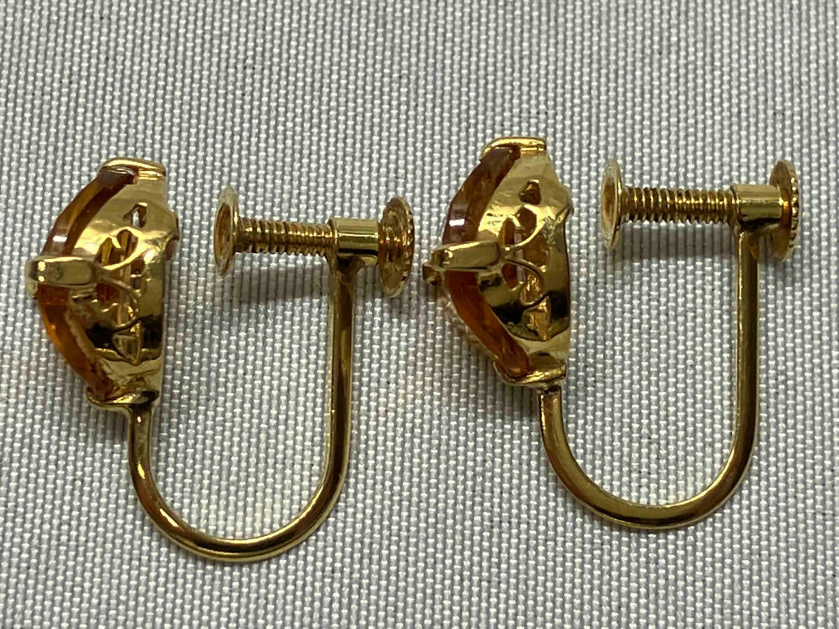 K18 イヤリング 1.6g H1.5×W0.7cm ネジ式