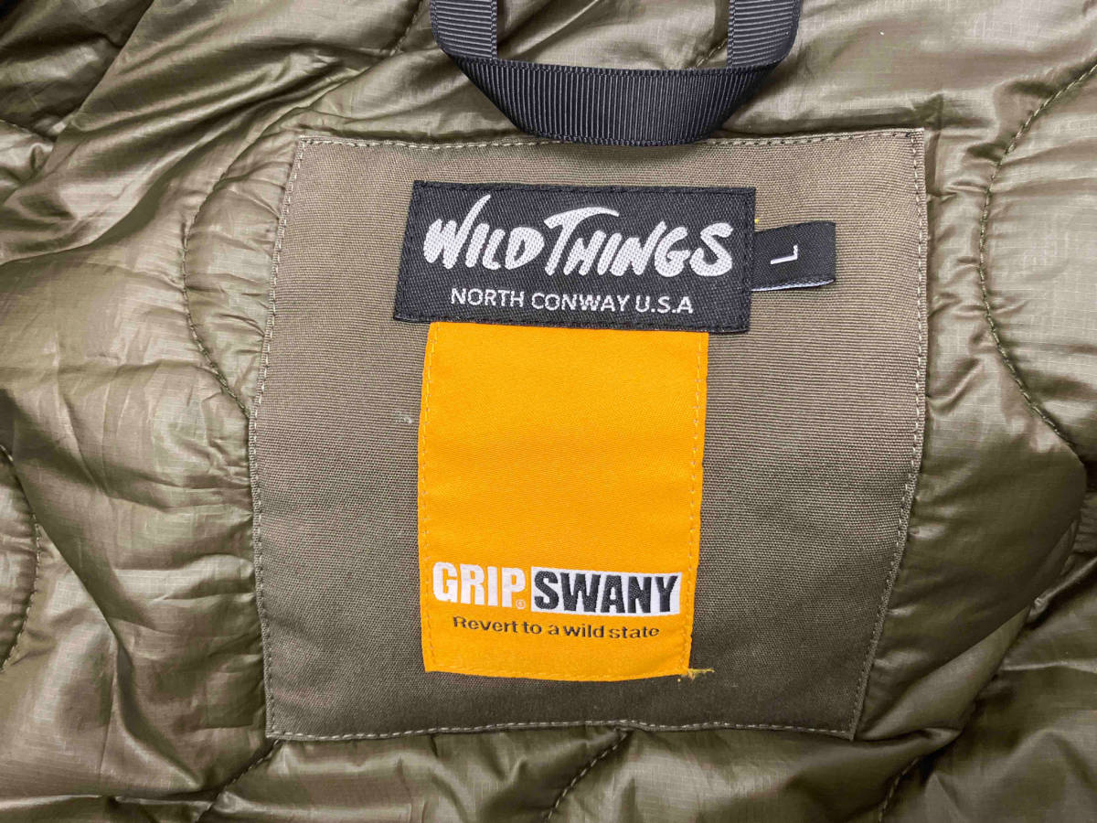 WILD THINGS WILDTHINGS × GRIP SWANY Orange специальный заказ прочее жакет размер L* шея изначальный . кожа жир пятна есть 