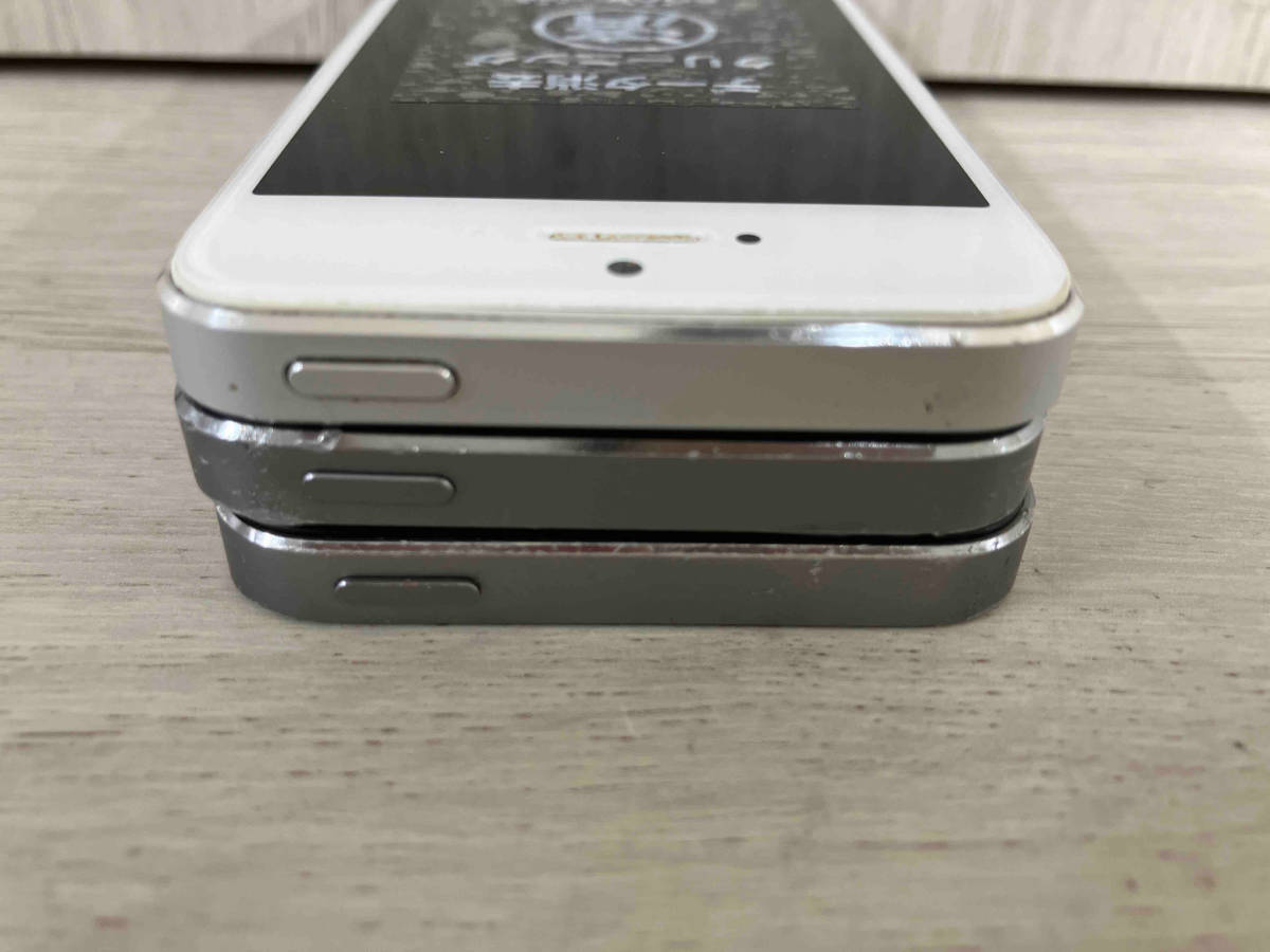 【ジャンク】 iPhone 5 16GB/5s 16GB 32GB 3台セット_画像4