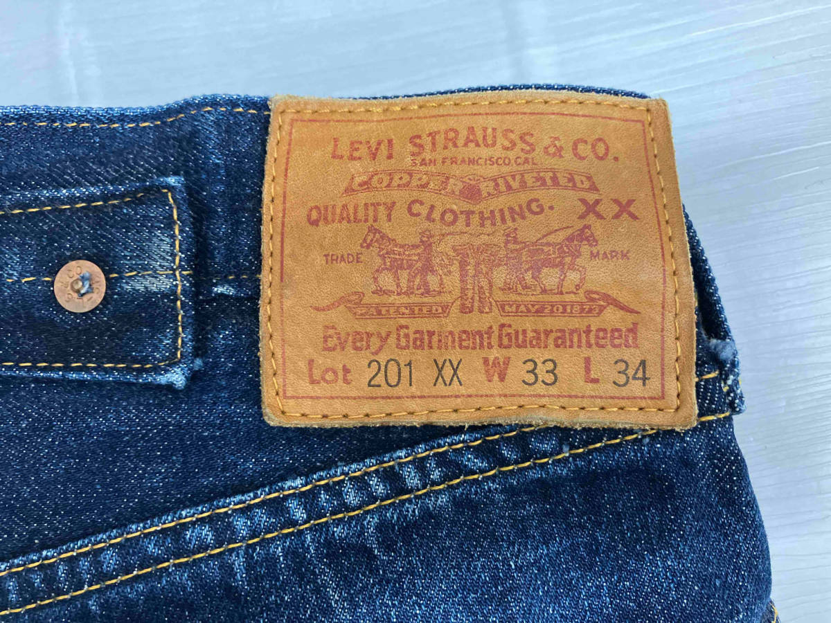 LEVI’S◆201XX◆ボタン裏555◆バレンシア 90年代 97年製 セルビッチ シンチバック 201-0003 ジーンズ アメカジ 股下79cm_画像3