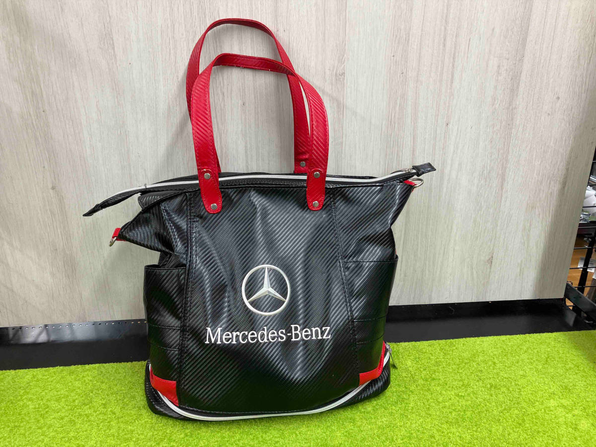 Mercedes Benz Titlest メルセデスベンツ タイトリストコラボ ボストンバック シューズ収納 レザー革 廃盤品 ZMBBT51
