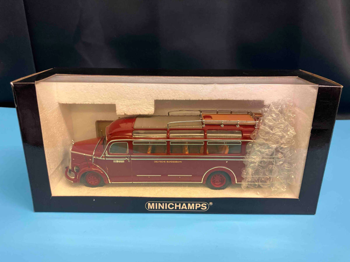 ミニカー MINICHAMPS 1/43 Mercedes-Benz O 3500 メルセデス・ベンツ ドイツ連邦鉄道 グリムゾンレッド/パープルレッド