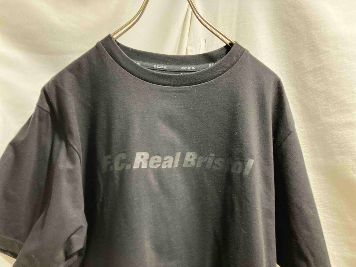 F.C.R.B.(F.C.Real Bristol) AUTHENTIC TEAM LOGO TEE 半袖Tシャツ ブラック L_画像3
