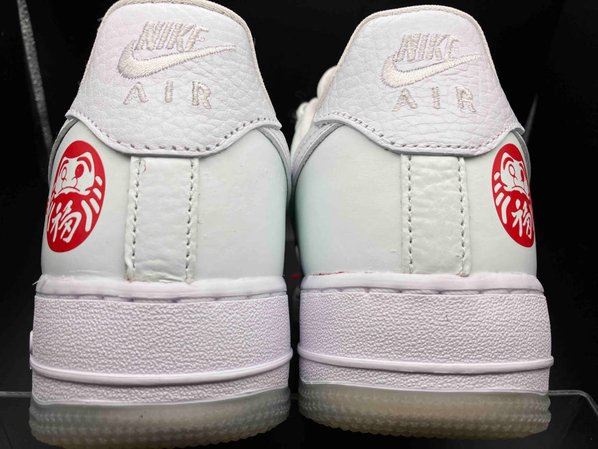 美品 NIKE AIR FORCE 1 ‘07 PRM I BLIEVE DARUMA DD9941 100 ナイキ エアフォースワン プレミアム US8.5 26.5cm UK7.5 EU42 ホワイト_画像6