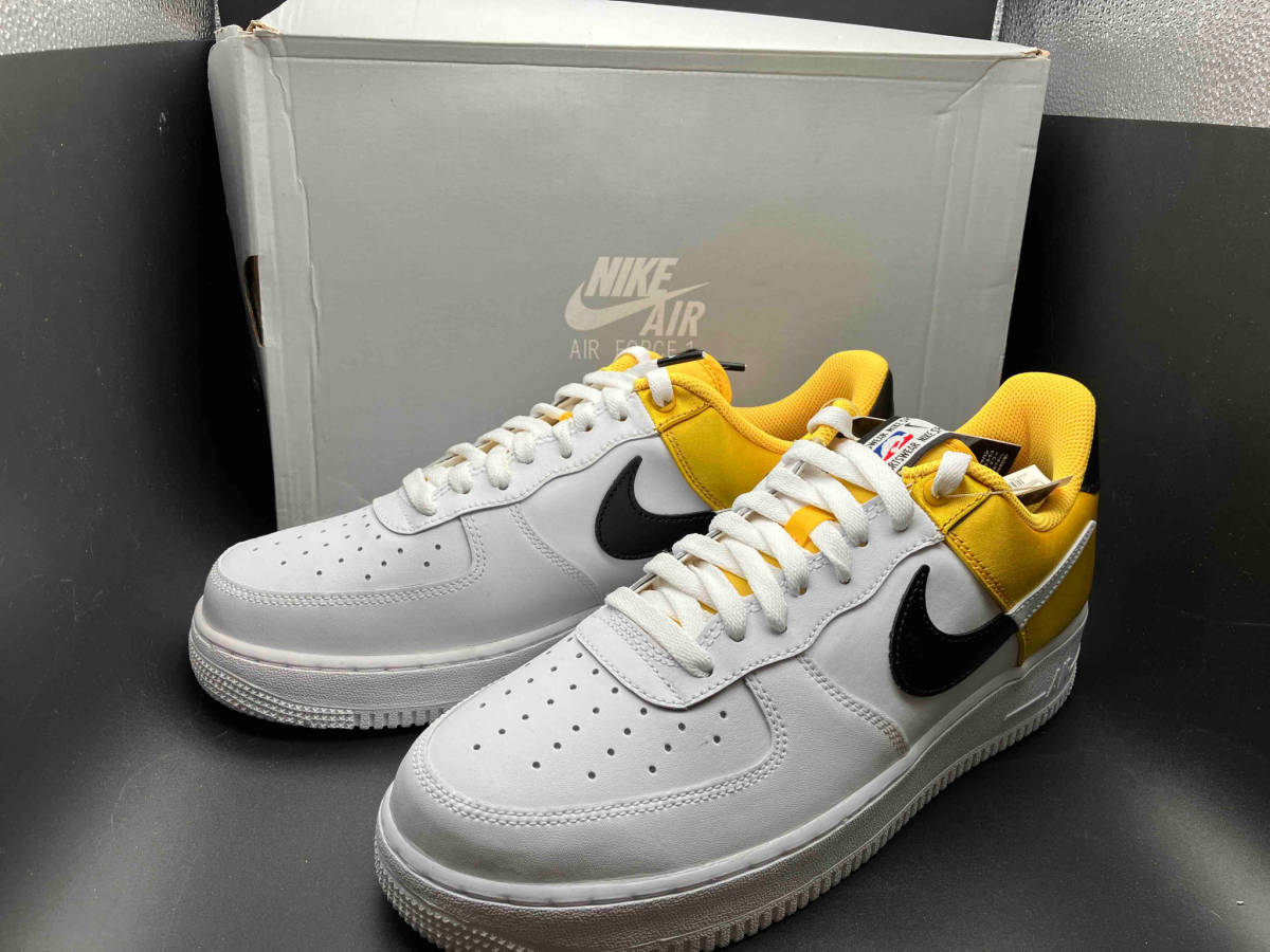 美品 NIKE AIR FORCE 1 ‘07 LV8 1 NBA PACK BQ4424 700 ナイキ エアフォース エヌビーえーエー US9.5 28cm UK8.5 EU43 ホワイト_画像1