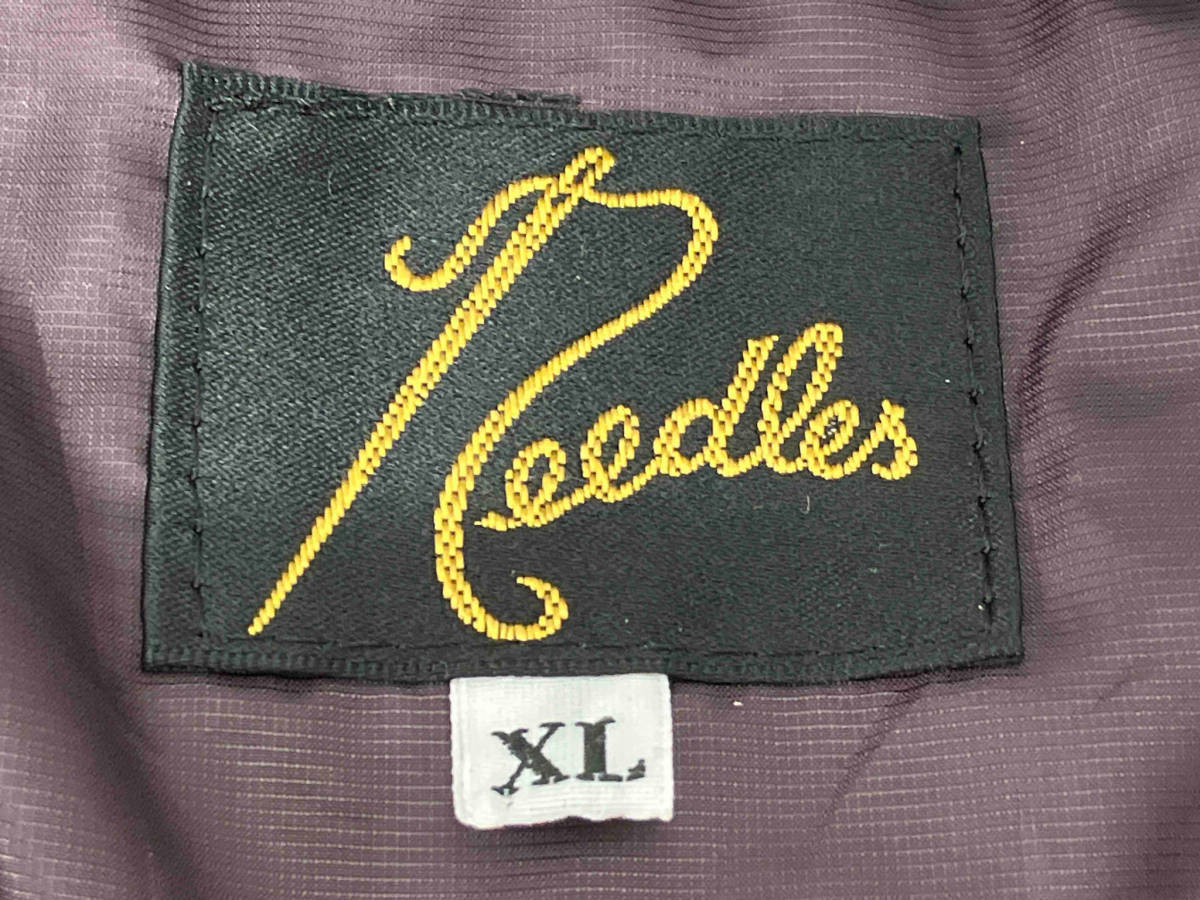 NEEDLES NS1562 BEAMS別注 ダウンジャケット 軽量アウター メンズ XLサイズ ダークブラウン 日本製 冬服_画像7