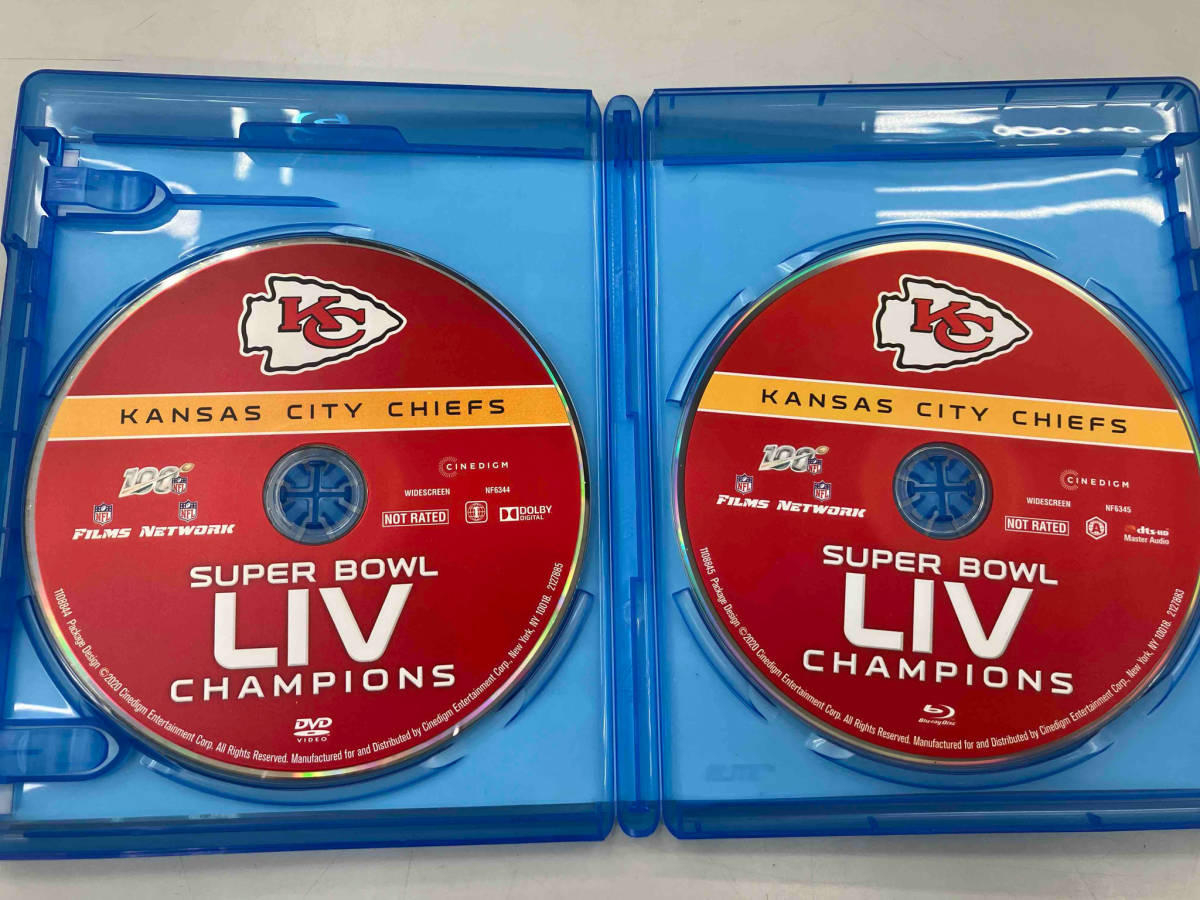  overseas edition SUPER BOWL LIV CHAMPIONS KANSAS CITY CHIEFS Blu-ray region A DVD region 1