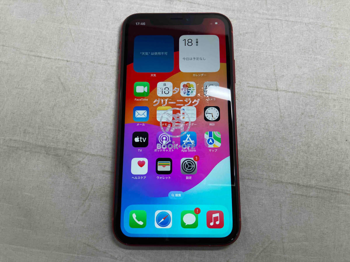 Apple MT062J/A iPhone XR 64GB レッド SIMロック解除済み docomo