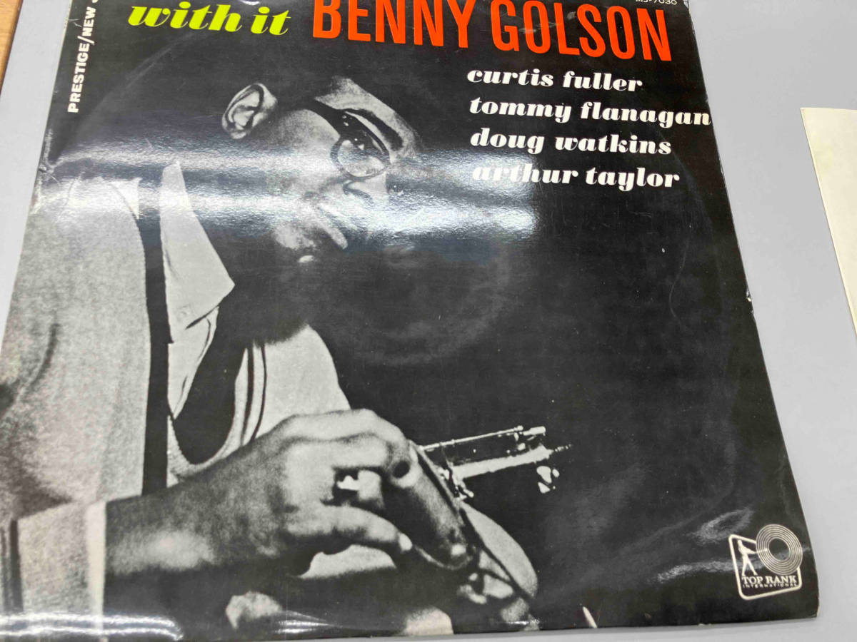 ★ペラジャケ　THE BENNY GOLSON QUINTET 「ゲティンウイズゴルソン」MJ-7030（RANK-7021）レコード_画像2