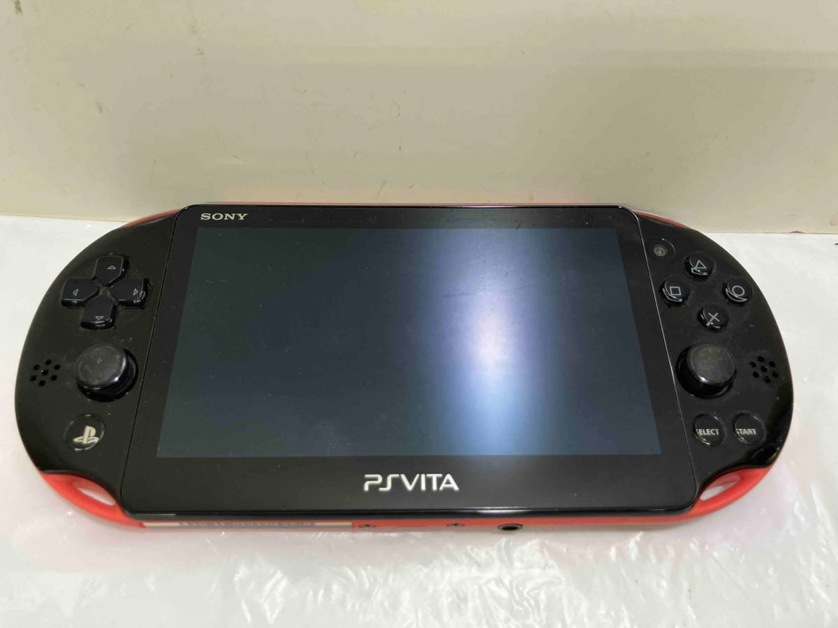 ジャンク 1円スタート　画面深いキズあり 本体のみ　SONY PlayStation VITA PCH-2000 ピンク プレイステーションヴィータ_画像1