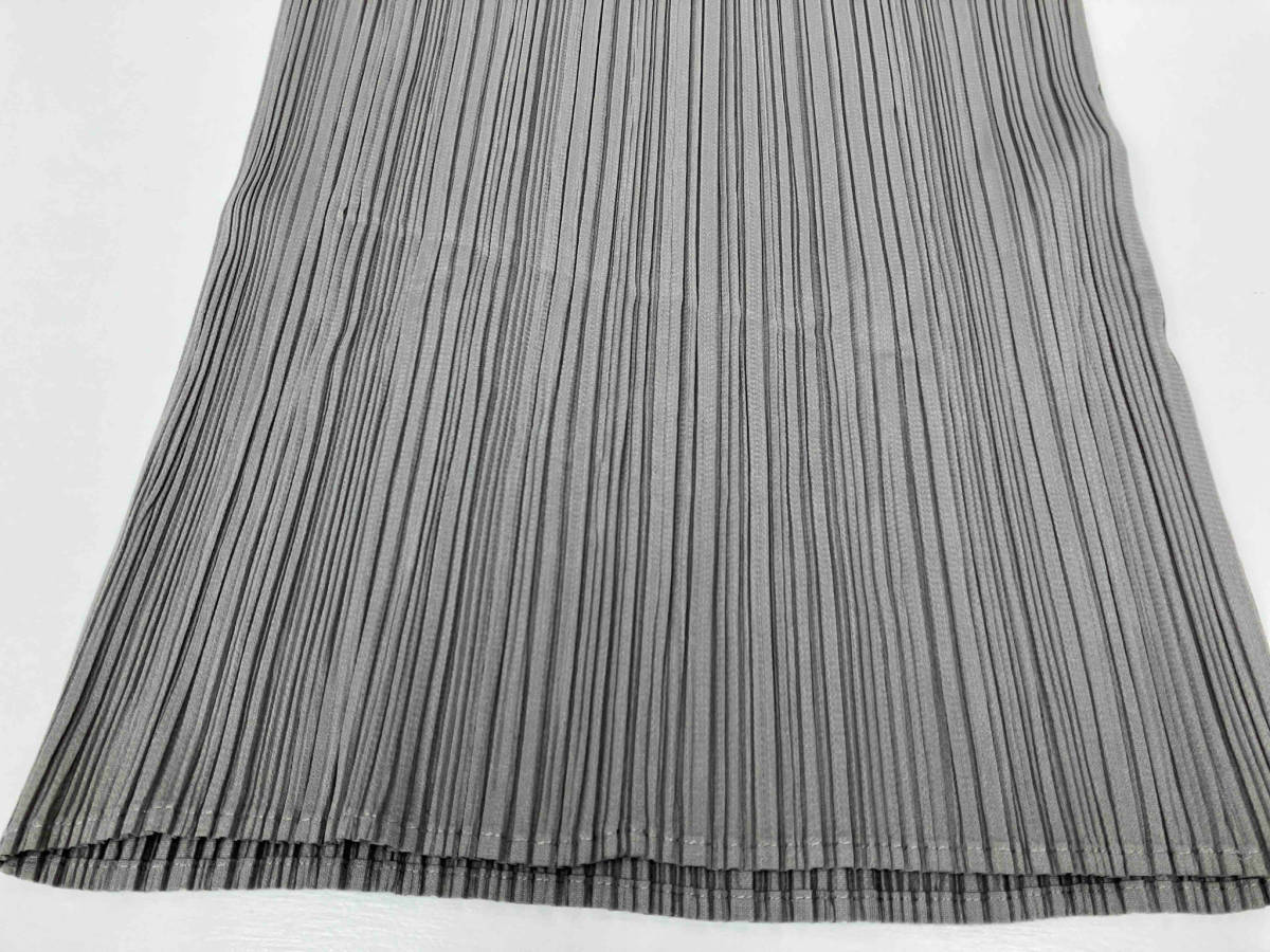 ISSEY MIYAKE イッセイミヤケ プリーツ シャツ スキッパーシャツ PLEATS PLEASE PP05-JK606 デザイナーズ 三宅一生 サイズS