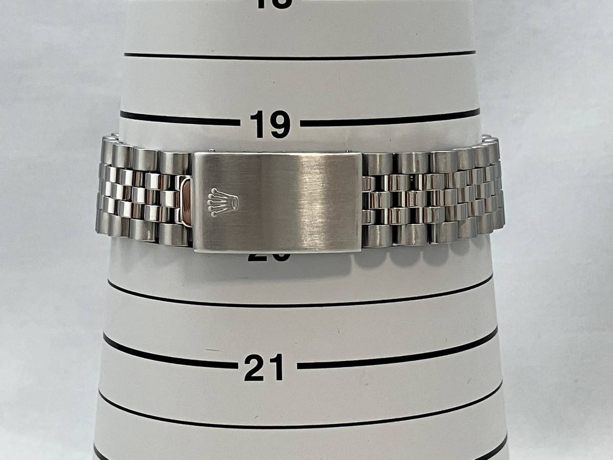 【メーカーOH・研磨済】 ROLEX DATE JUST デイトジャスト 10P ダイヤ 16234G 約20cm 自動巻 S番 1993年製 K18WG×SS 腕時計_画像9