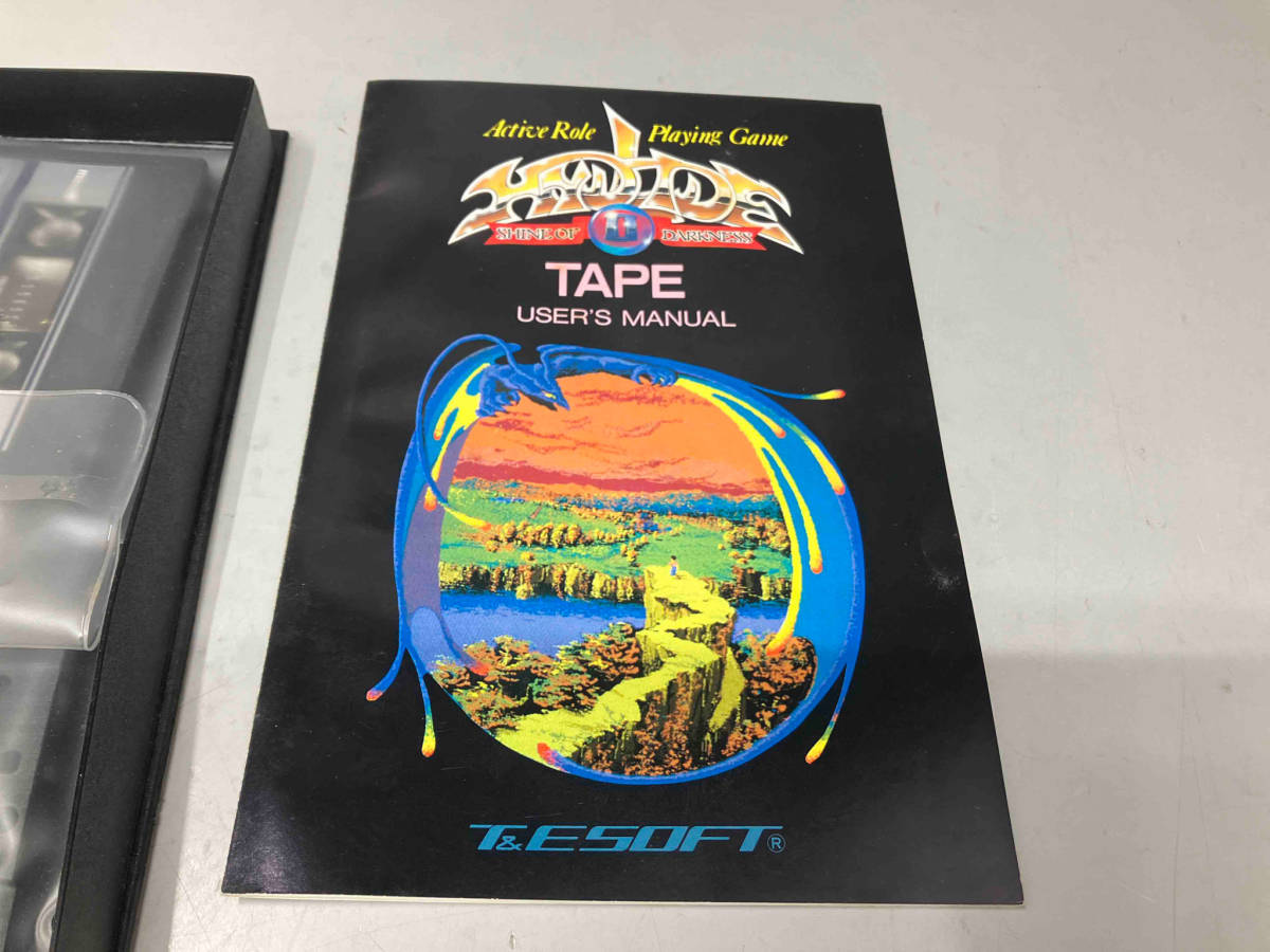 ジャンク ハイドライド2 HYDLIDE II カセットテープ版 3本組 箱 説明書付属 FM-7 FM-NEW7 T&ESOFT_画像7