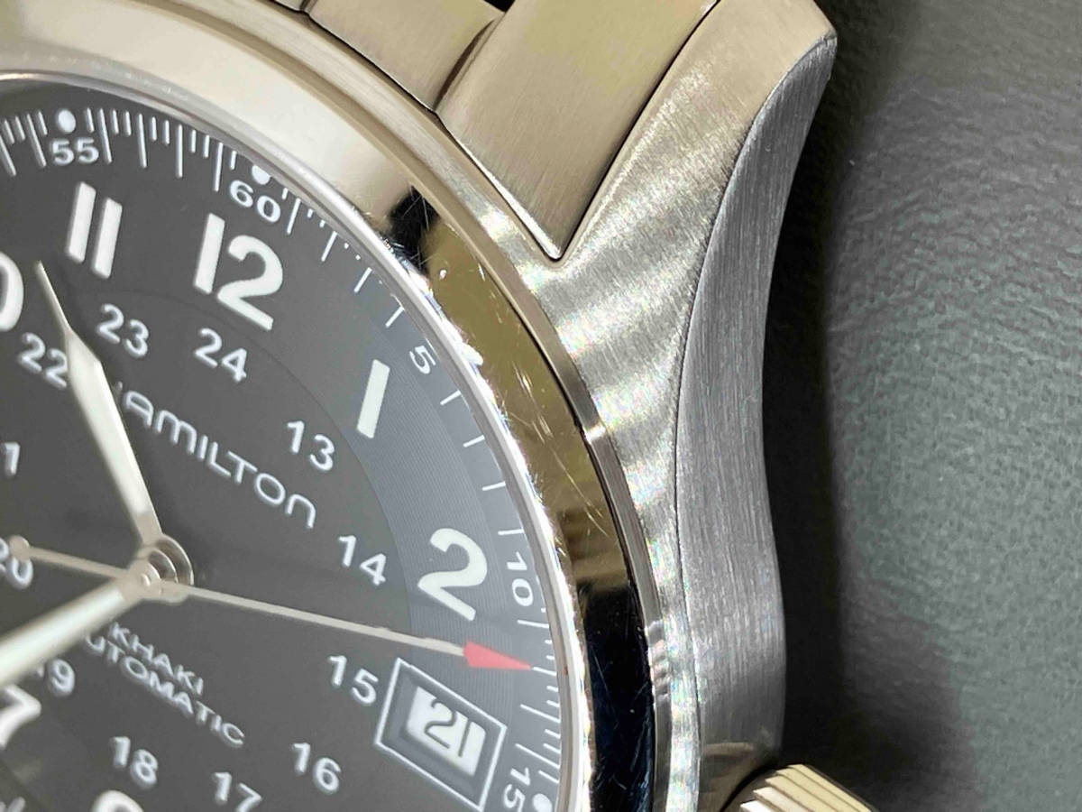 【即決】Hamilton カーキ フィールド H704551 自動巻き ハミルトン 腕時計 オート ステンレスベルト メンズ カーキフィールド_画像10
