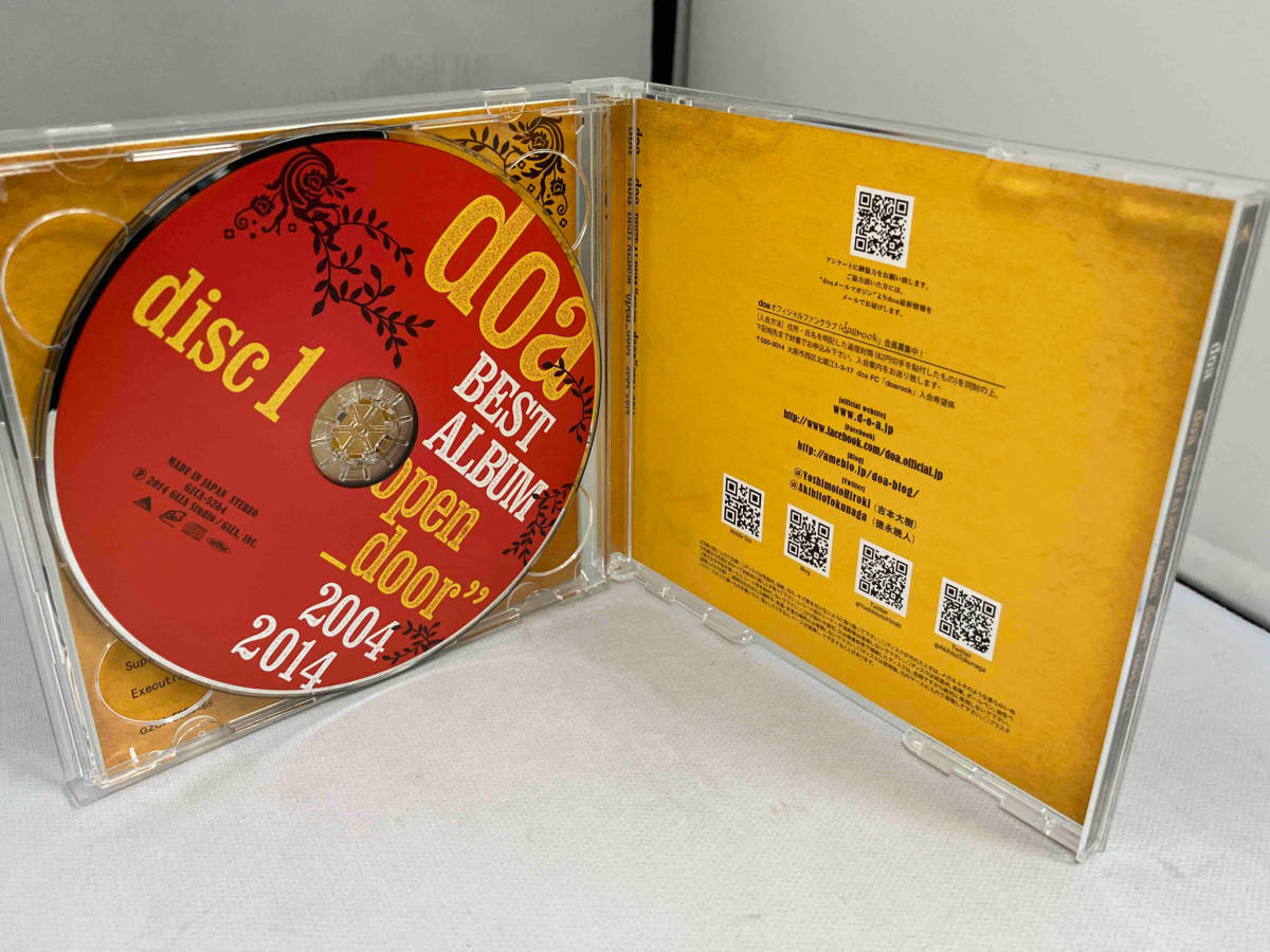 1円スタート　CD_doa doa BEST ALBUM'open door'2004-2014_画像7