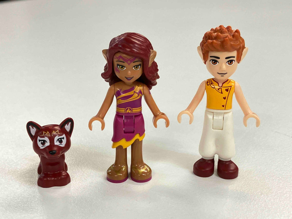 正規品LEGO Elves 2点セット 41074アザリと魔法のパン屋 30259アザリのマジックファイヤー ※エルフ ジョニー キツネ フレイミー 中古_画像2