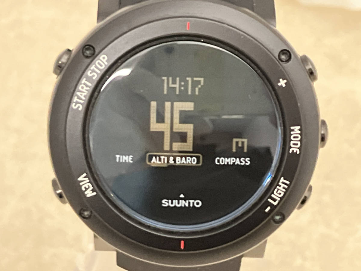 * our shop with guarantee SUUNT Suunto CORE core S018734000 AUL DEEP BLACK foreign model outdoor watch quartz digital 