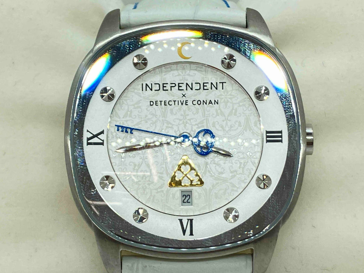 INDEPENDENT インディペンデント 9713-S105986 641300204 名探偵コナン 20周年 怪盗キッドモデル クォーツ 腕時計の画像1