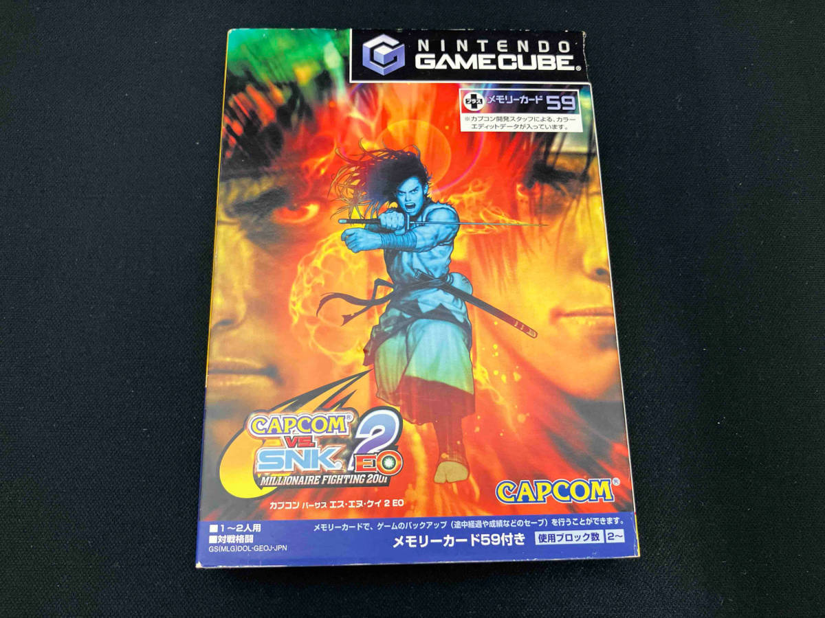 ゲームキューブ メモリーカード欠品 CAPCOM VS.SNK 2 MILLIONAIRE FIGHTING 2001 E0_画像1