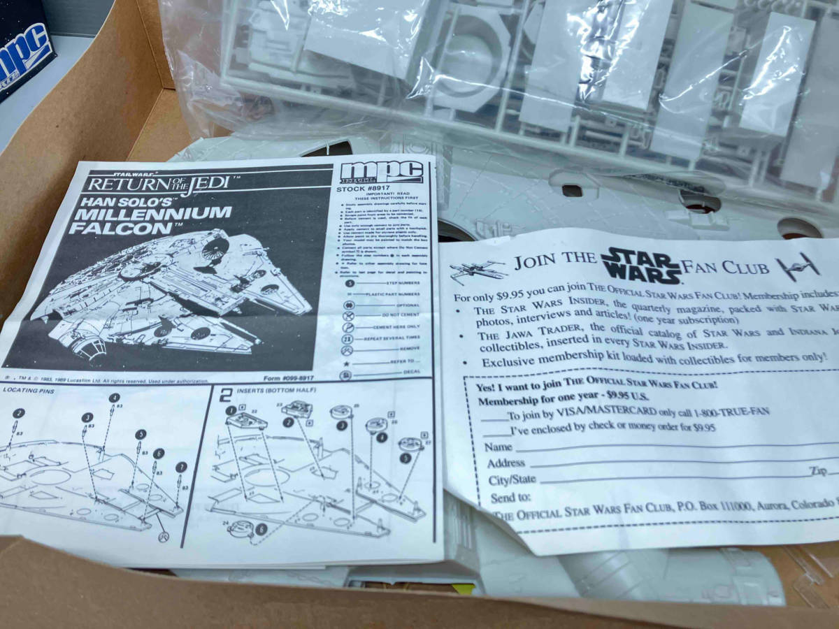 プラモデル MPC ERTL スターウォーズ ミレニアムファルコン ジェダイの帰還 Millennium Falcon STAR WARS 8917_画像7