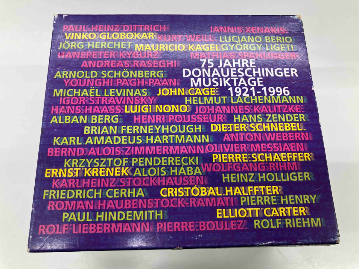 75 JAHRE DONAUESCHINGER MUSIKTAGE 1921-1996 CD 12枚組 BOX 廃盤 希少_画像1
