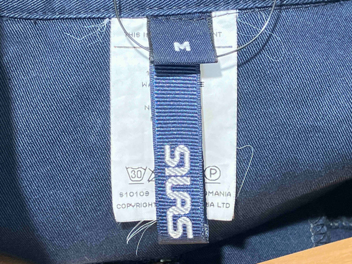 SILAS サイラス 90-00s 19 jacket ドリズラージャケット ブルゾン M ネイビー 紺 コットン 綿 ルーマニア製 初期タグ メンズ アウター_画像3