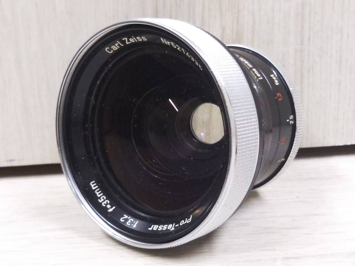 ジャンク Carl zeiss レンズ Pro Tessar 35mm f3.2 未チェック品 レンズ内ほこり等_画像1