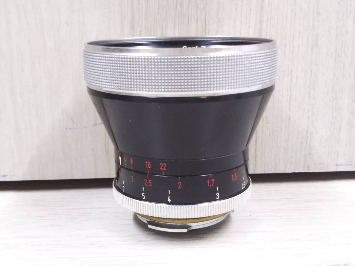 ジャンク Carl zeiss レンズ Pro Tessar 35mm f3.2 未チェック品 レンズ内ほこり等_画像2