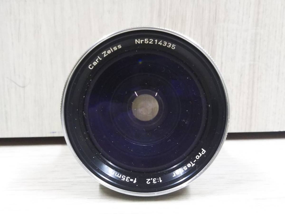 ジャンク Carl zeiss レンズ Pro Tessar 35mm f3.2 未チェック品 レンズ内ほこり等_画像6