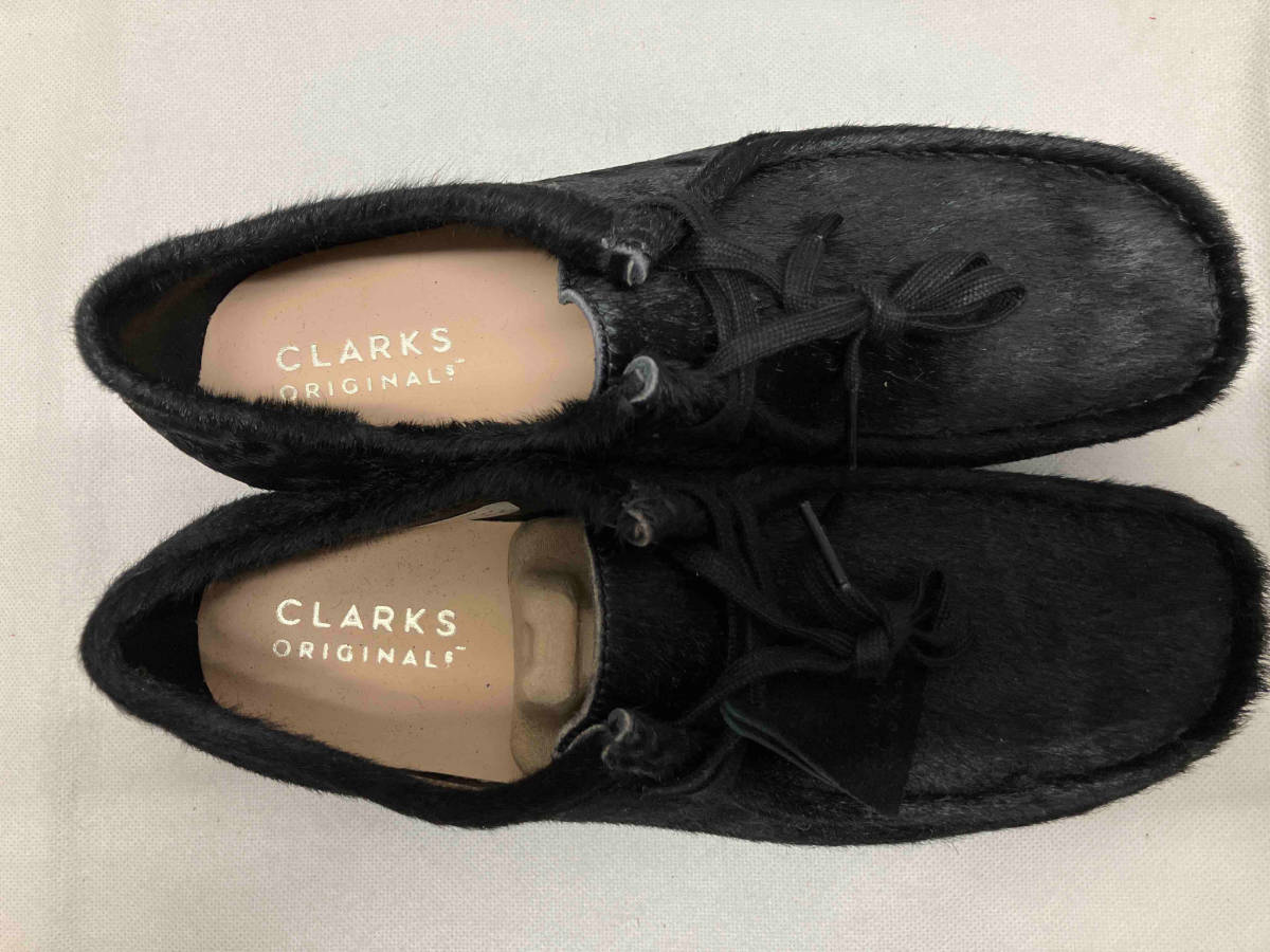 Clarks クラークス ドレスシューズ ワラビーブーツ UK9 27.0cm ブラックヘアーオン_画像2