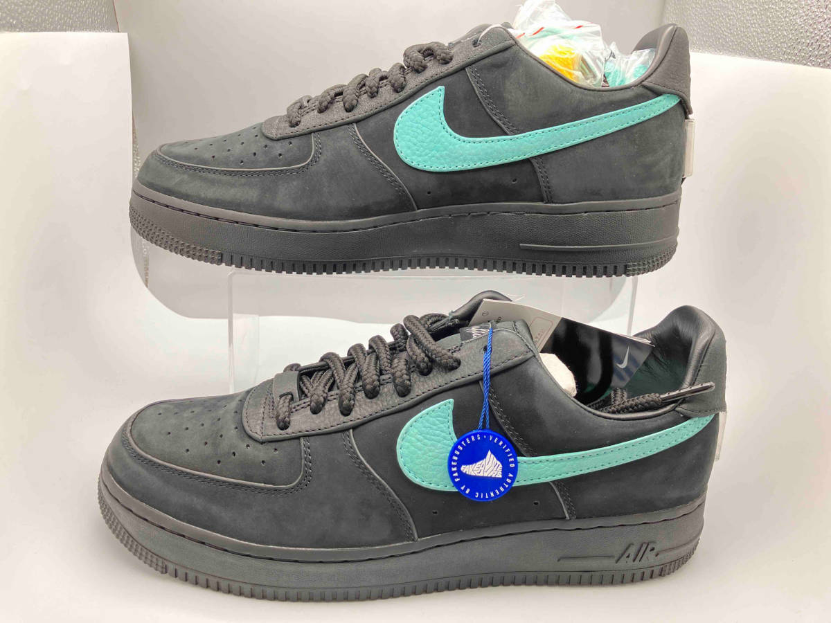 美品 TIFFANY&CO NIKE AIR FORCE 1 1837 DZ1382 001ティファニー ナイキ エア フォース ワン US10.5 28.5cm UK9.5 EU44.5 ブラック_画像2